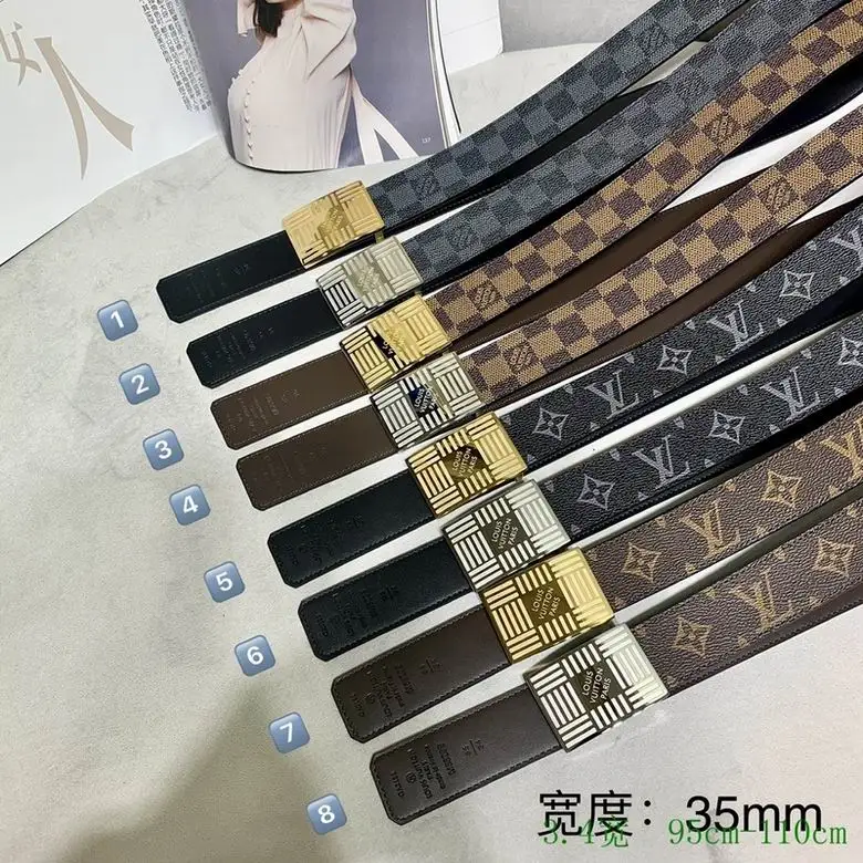 LV Belt 34mmX95-110cm 7D47